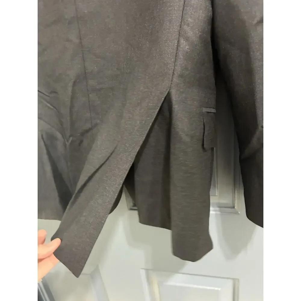 Suitsupply Blazer Mens 44 Pure Gray Wool Super 110s VBC Perennial